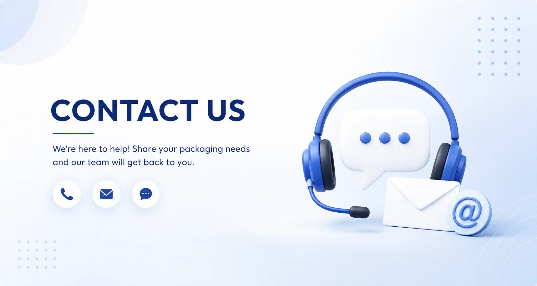 Contact Swiss Packaging for food packaging