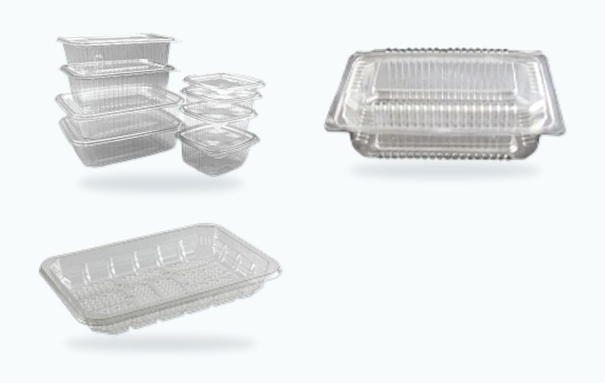 Rigid PET Recyclable Containers