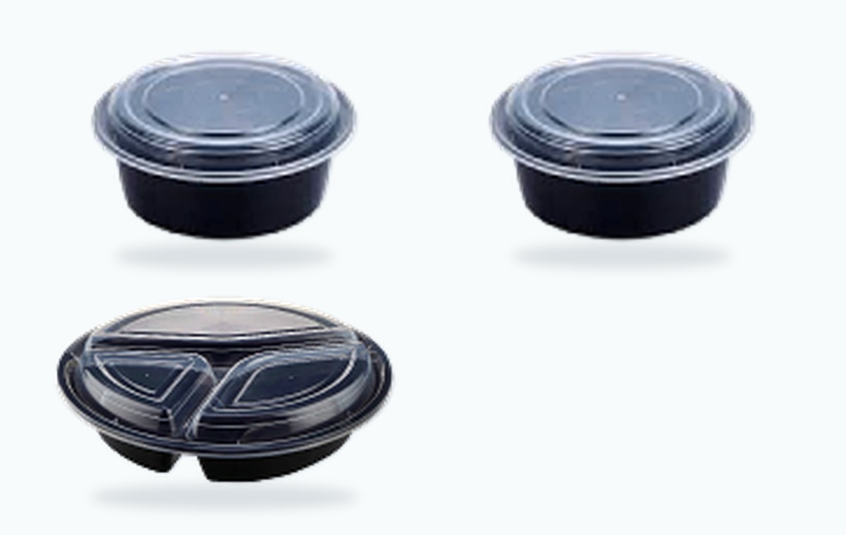Round Base Containers