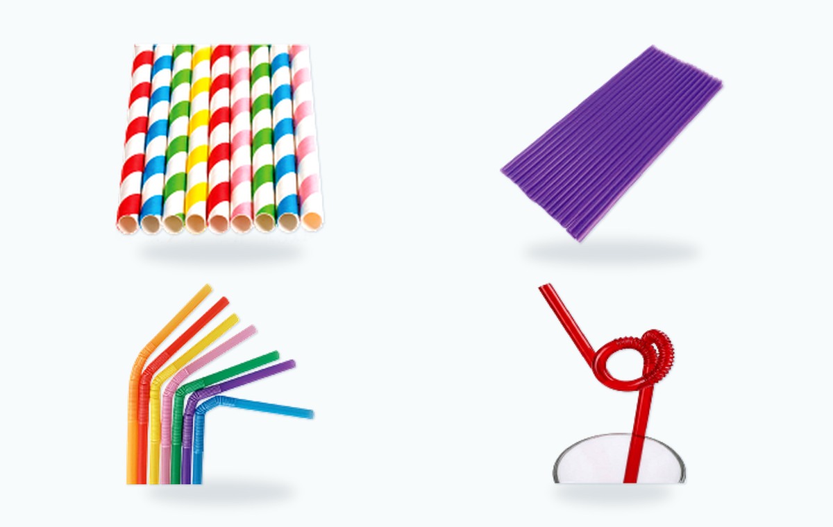 Plastic & Paper Straws